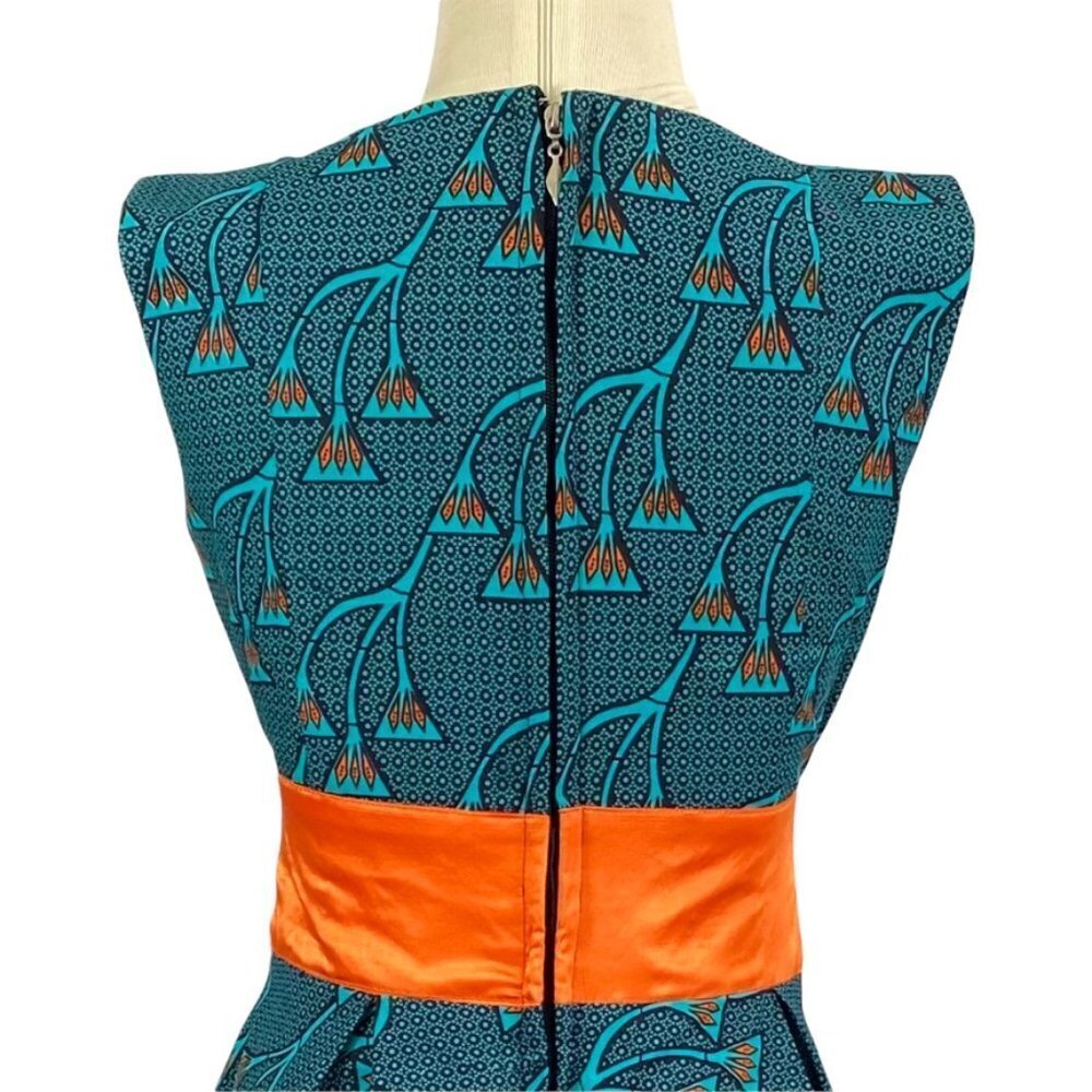 African inspired print A-line dress - Picture 6 of 8